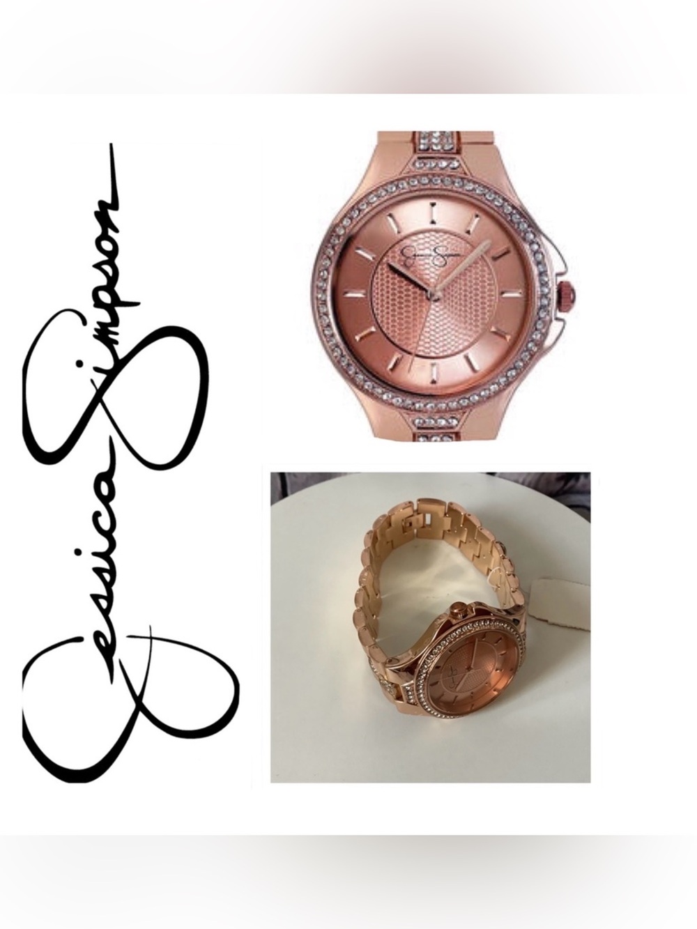 🌟🌟 Jessica Simpson Rose Gold Watch